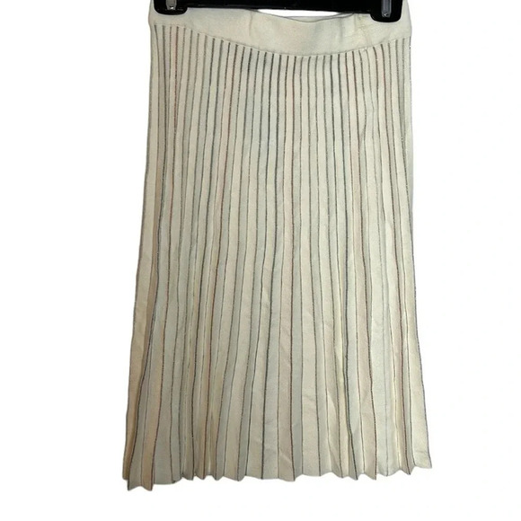 Vintage,NWT,Plisse skirt pleated ,XS.Cotton,modal,metallic thread ,academia - Picture 4 of 7